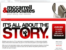 Tablet Screenshot of mccarrellvoices.com